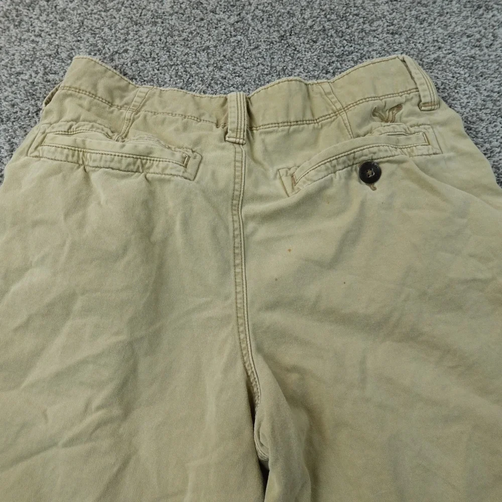 American Eagle Shorts Mens 30 Beige Brown Bermuda Chino Preppy Casual Grunge Y2K
